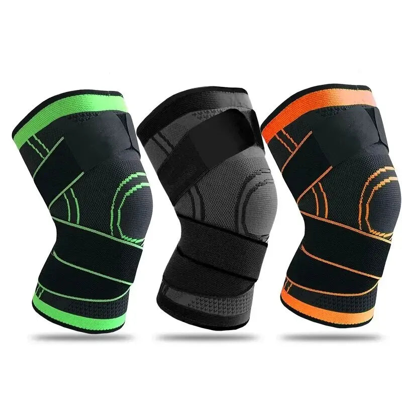Knee Pads Sports Pressurized Elastic Kneepad Support Fitness Basketball Running Brace Medical Arthritis Joints Protector Knee