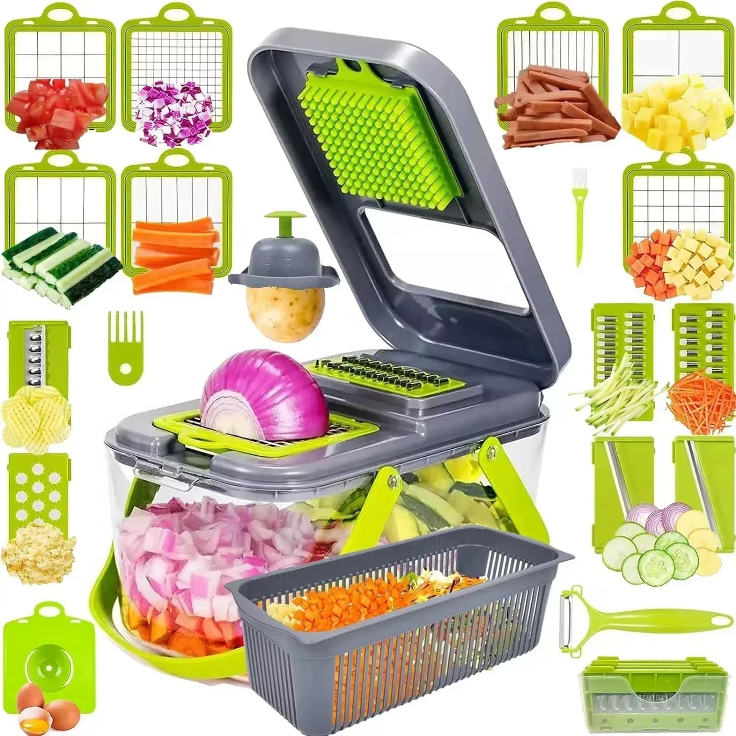 22 in 1 Multifunctional Vegetable Chopper