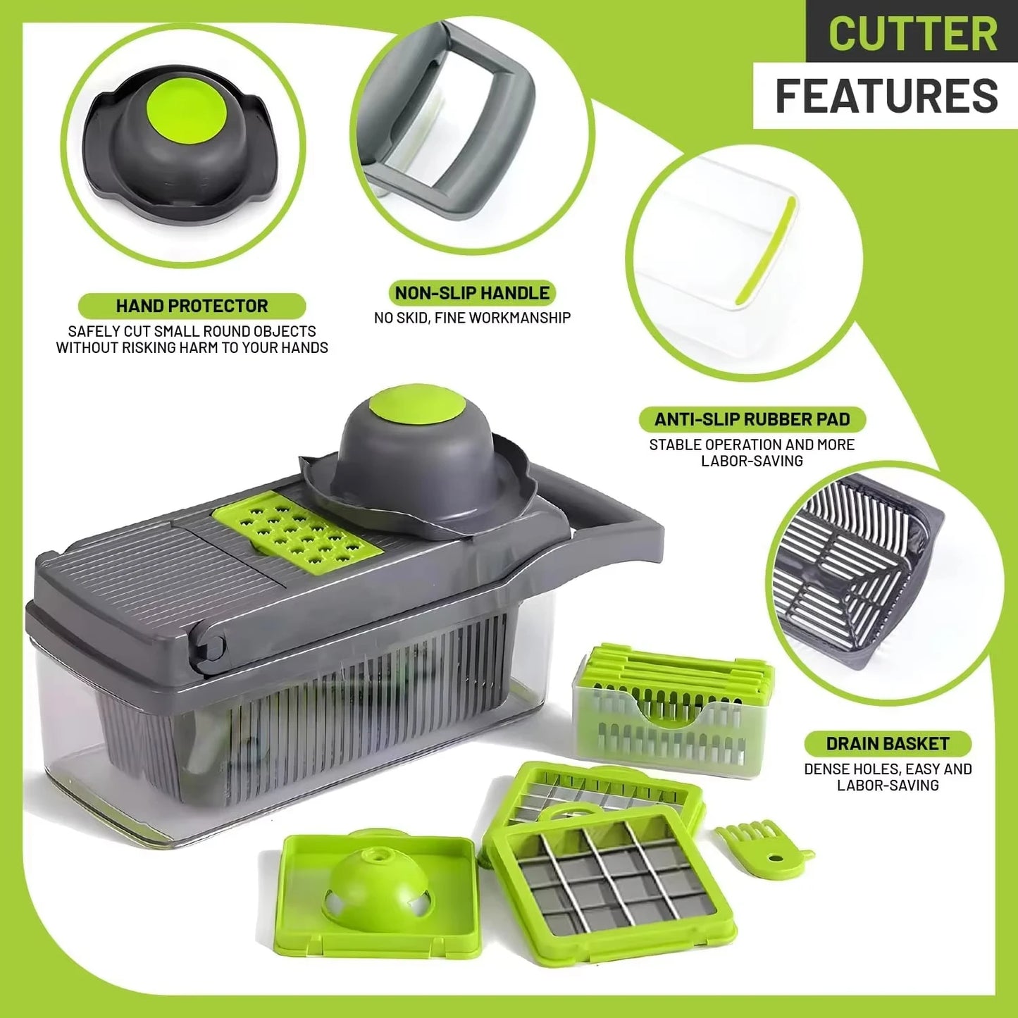 22 in 1 Multifunctional Vegetable Chopper